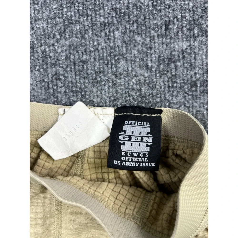 US Army ECWCS Gen III Level 2 Grid Fleece Thermal Drawers Tan XS Short Peckham